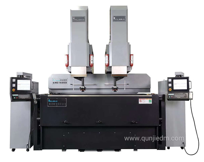 群基牛头式双主轴CNC火花机CNC1680D/1880D/2390D/3090D